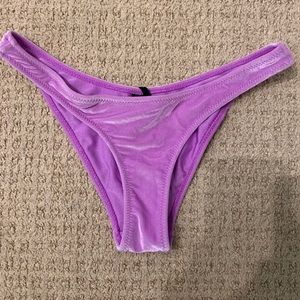 Purple dreamland velvet triangl bottoms size m